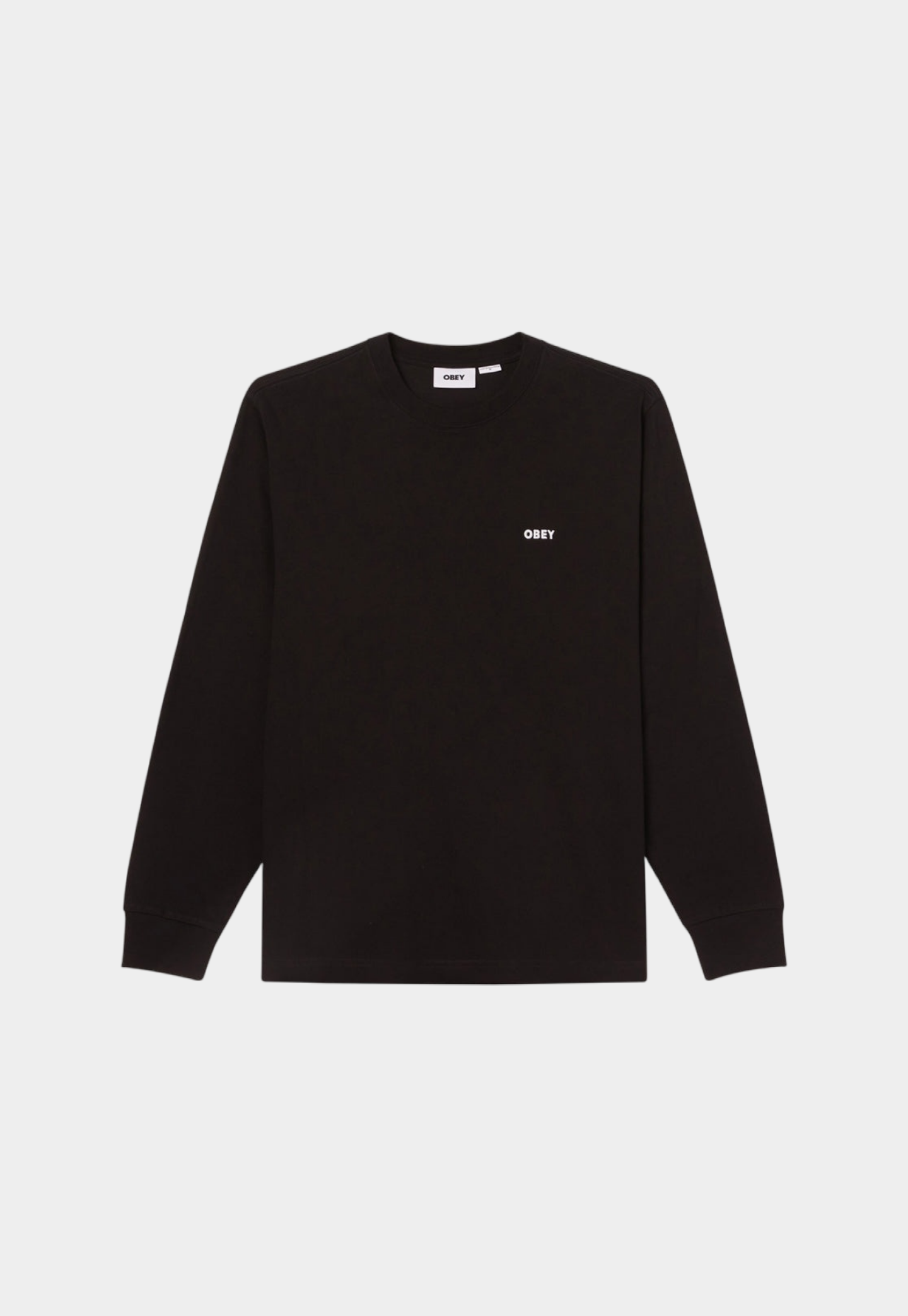 Lavender טי שירט ארוכה לגברים Works Bold LS OBEY