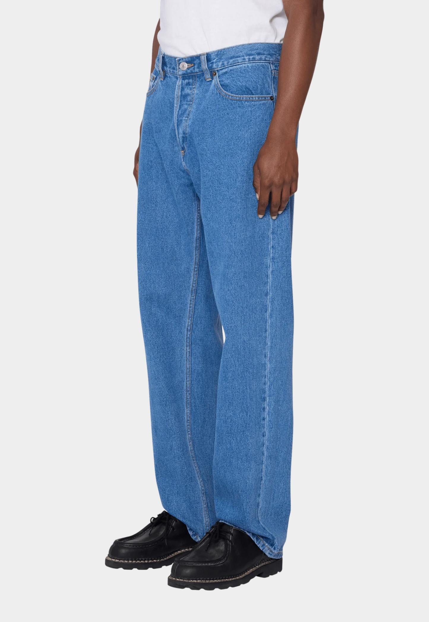 Dark Slate Blue ג׳ינס ארוך לגברים Hardwork – Straight Fit OBEY