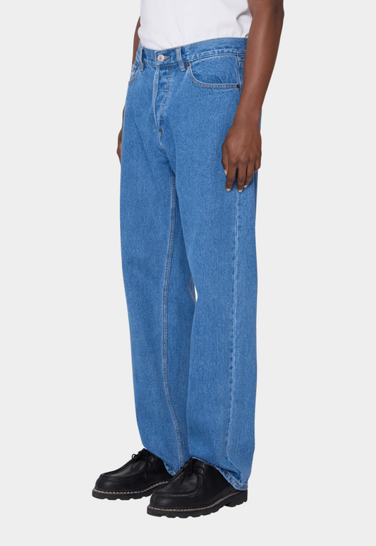 Dark Slate Blue ג׳ינס ארוך לגברים Hardwork – Straight Fit OBEY