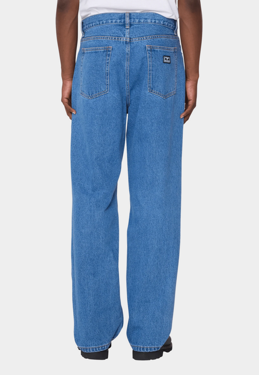 Steel Blue ג׳ינס ארוך לגברים Hardwork – Straight Fit OBEY