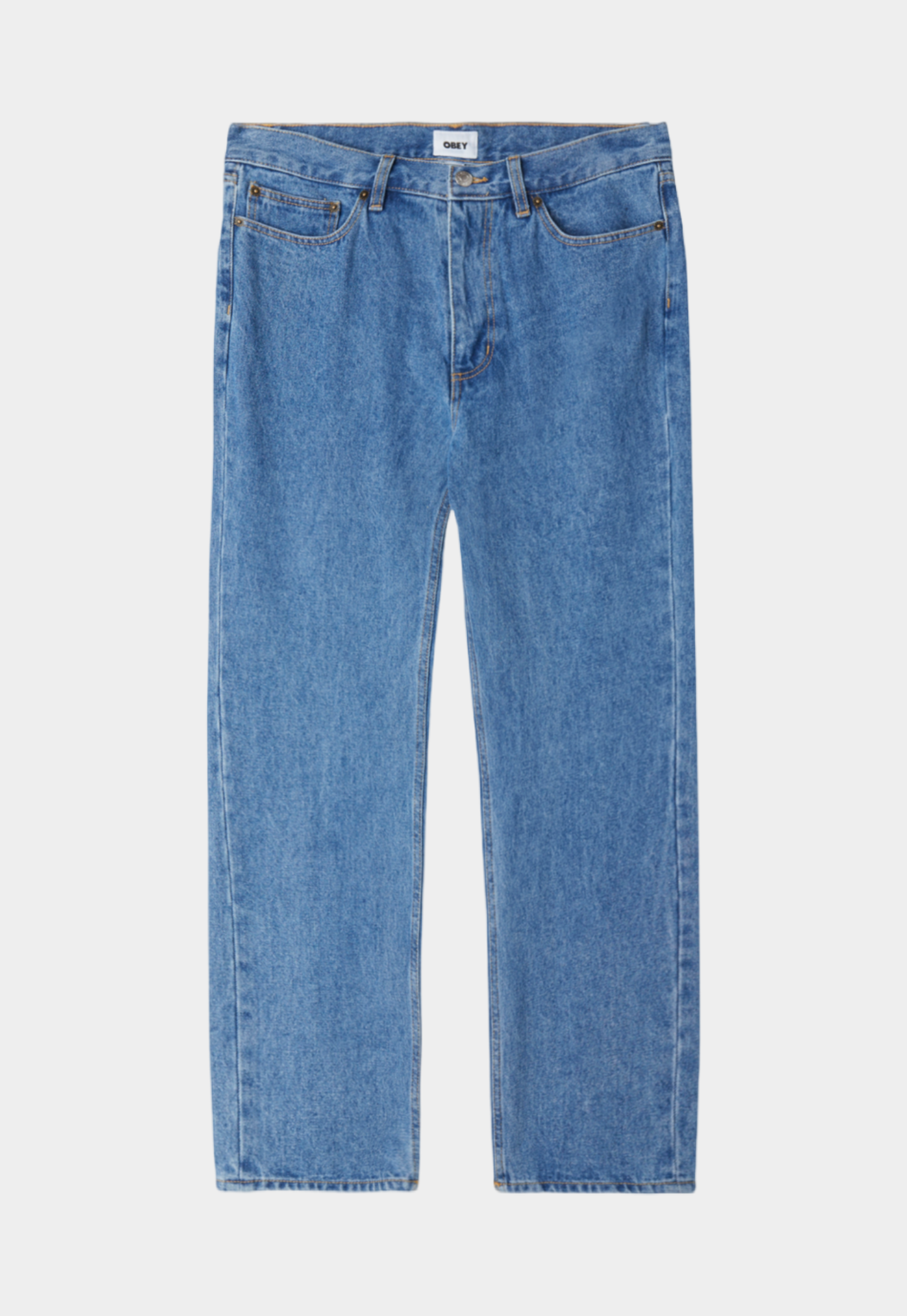 Steel Blue ג'ינס ארוך לגברים Bender - Slim Fit OBEY