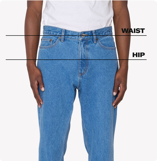 Steel Blue ג'ינס ארוך לגברים Bender - Slim Fit OBEY