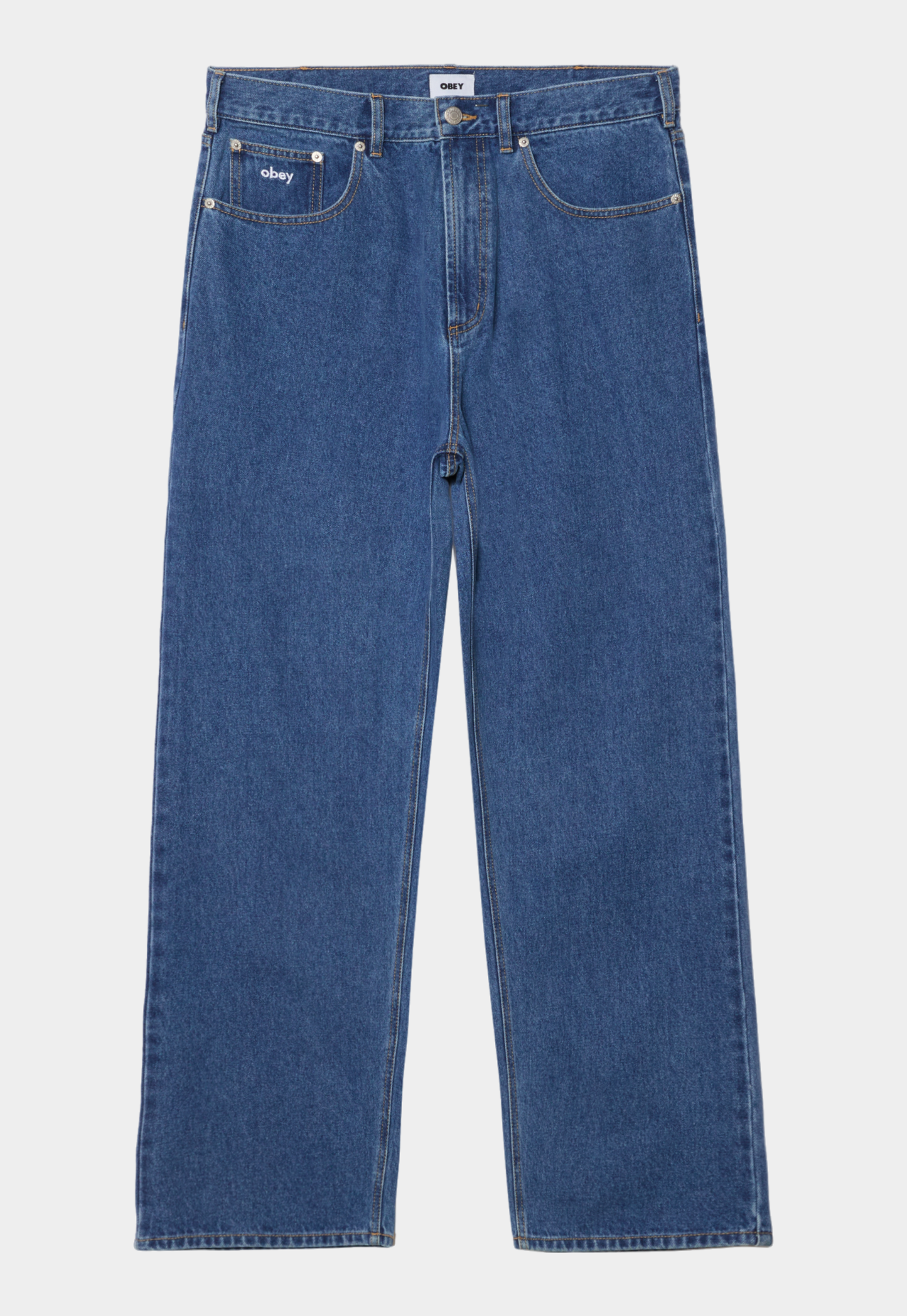 Dark Slate Blue ג'ינס ארוך לגברים Bigwig  - Baggy Fit OBEY