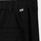 Black מכנסי פשתן לגברים Obey Foster Pleated Linen OBEY