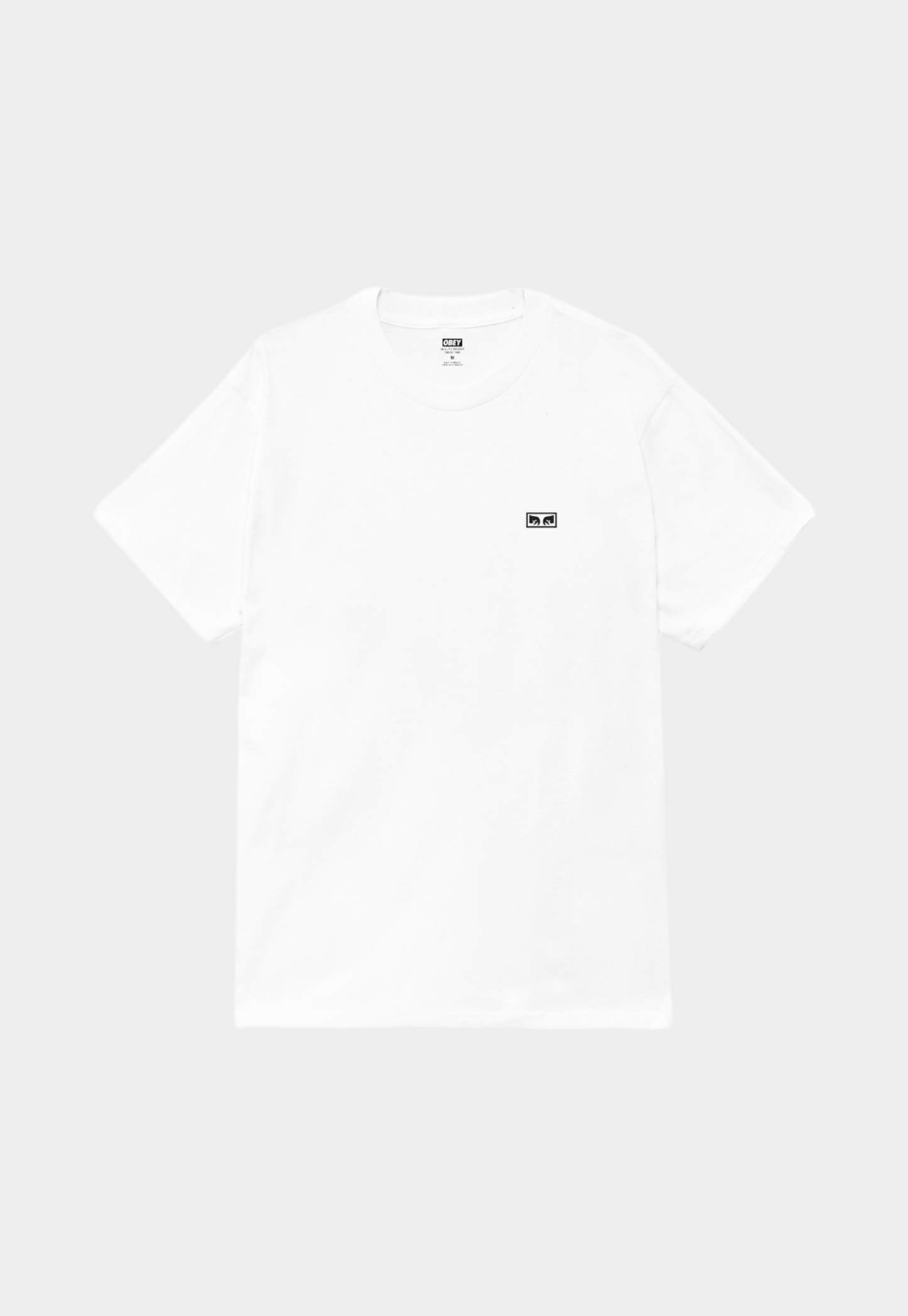 White Smoke טי שירט קצרה לגברים Eyes OBEY