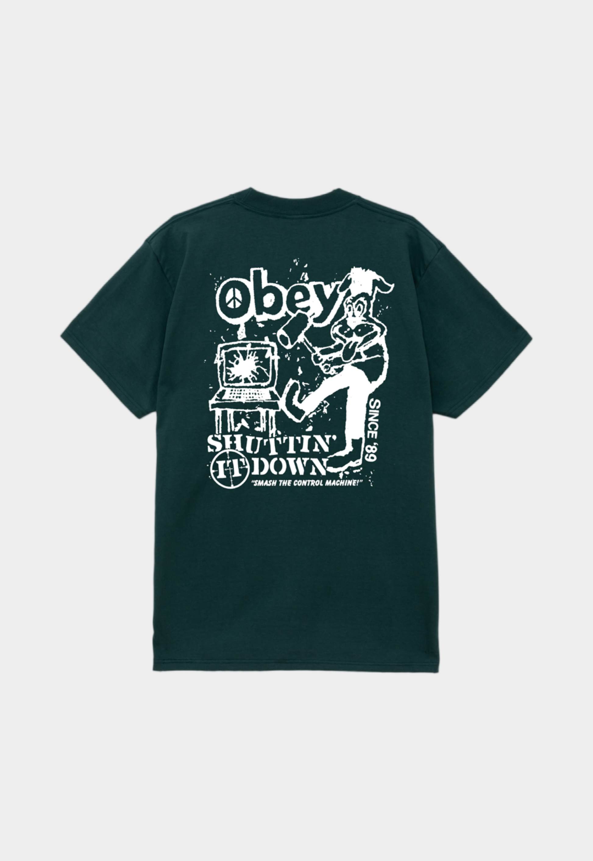 Lavender טי שירט קצרה לגברים Smash OBEY