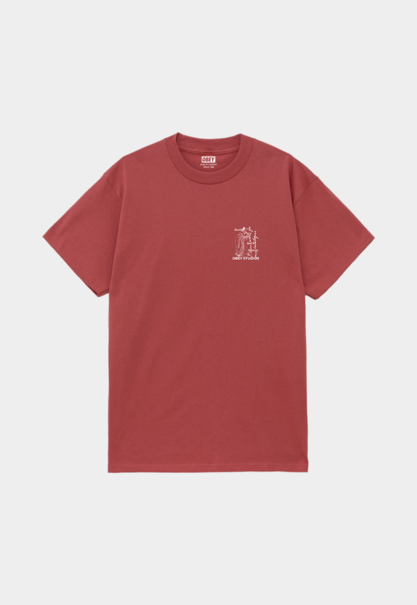 Lavender טי שירט קצרה לגברים Studios OBEY