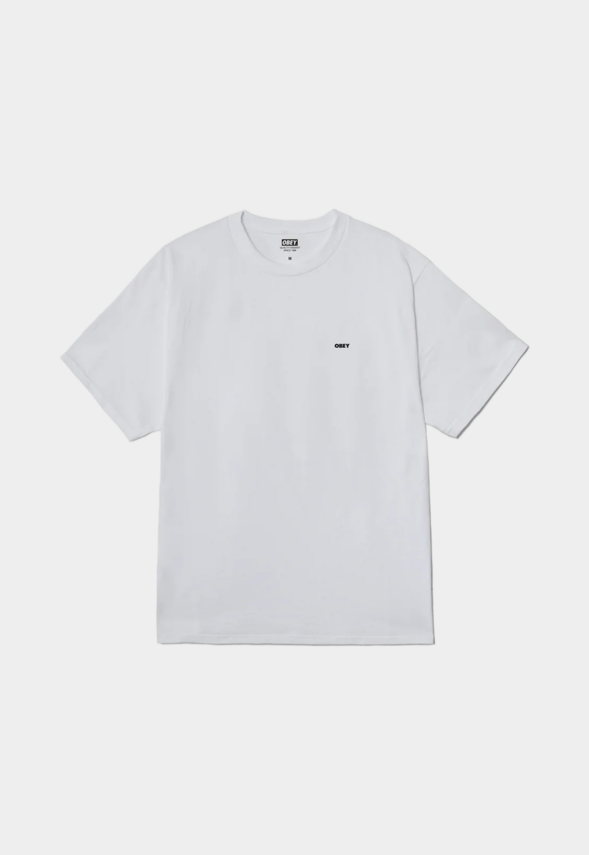 Lavender טי שירט קצרה לגברים Disinformation OBEY