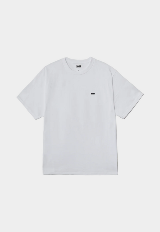 Lavender טי שירט קצרה לגברים Disinformation OBEY