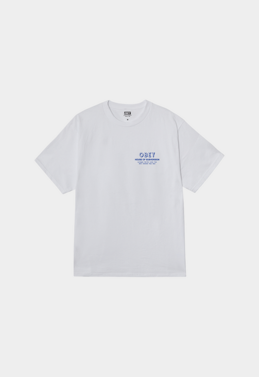 Lavender טי שירט לגברים House of Subversion OBEY