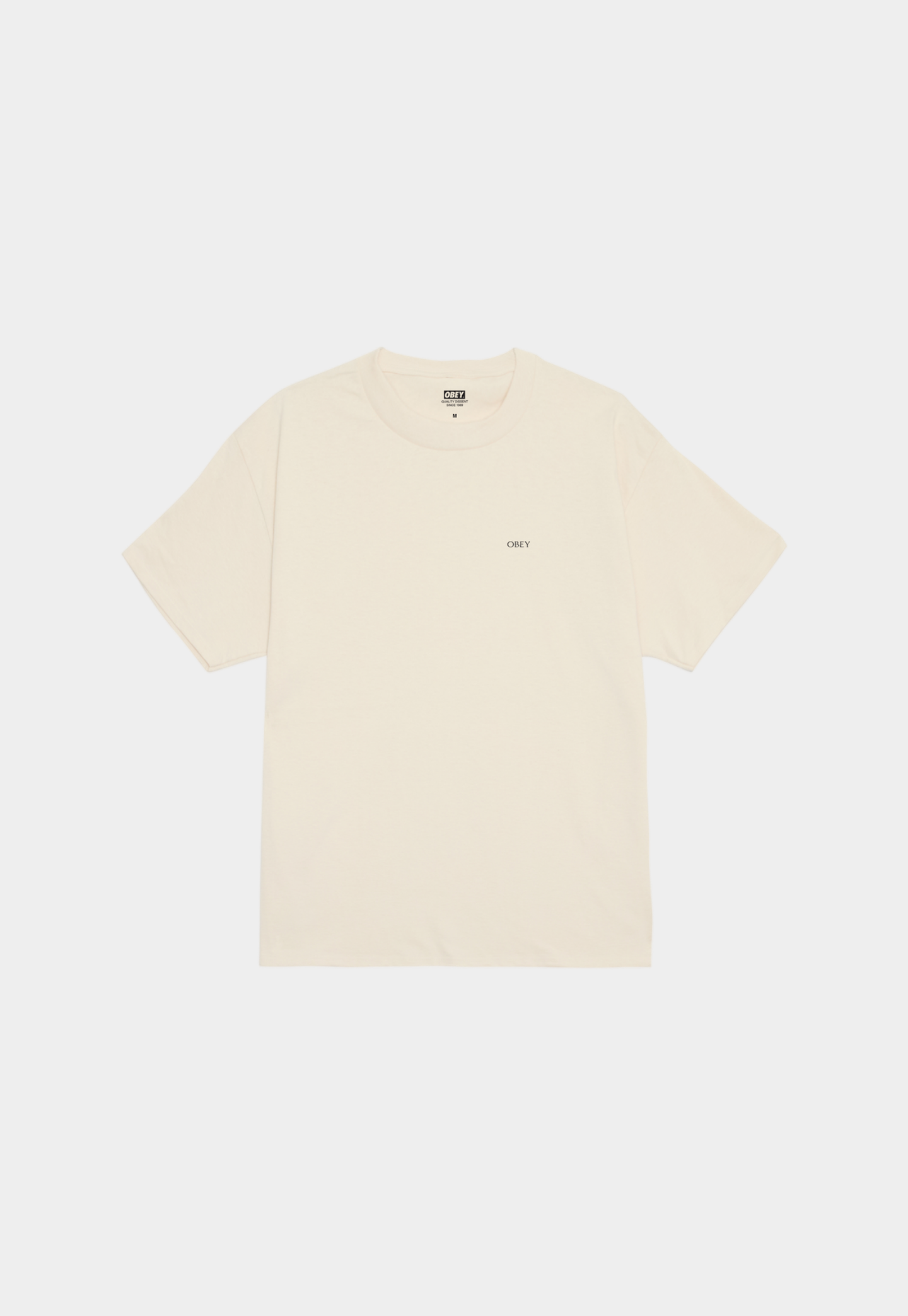 Antique White טי שירט קצרה לגברים Mutant Grasshopper OBEY