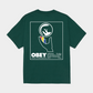 Dark Slate Gray טי שירט קצרה לגברים Obey Global Systems OBEY
