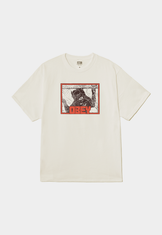 Lavender טי שירט לגברים Obey Beware OBEY