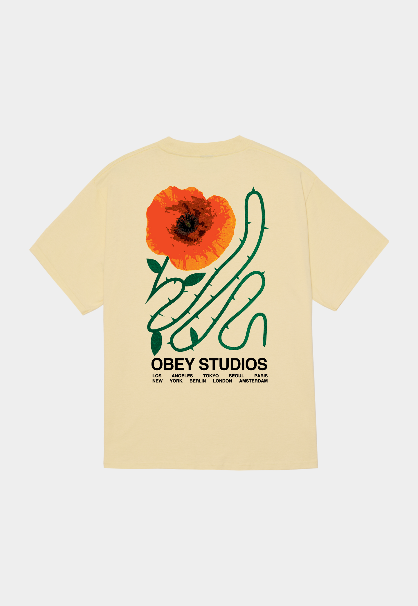 Lavender טי שירט לגברים Obey Moves Of Life OBEY