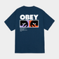 Dark Slate Gray טי שירט לגברים Obey Always Watching OBEY