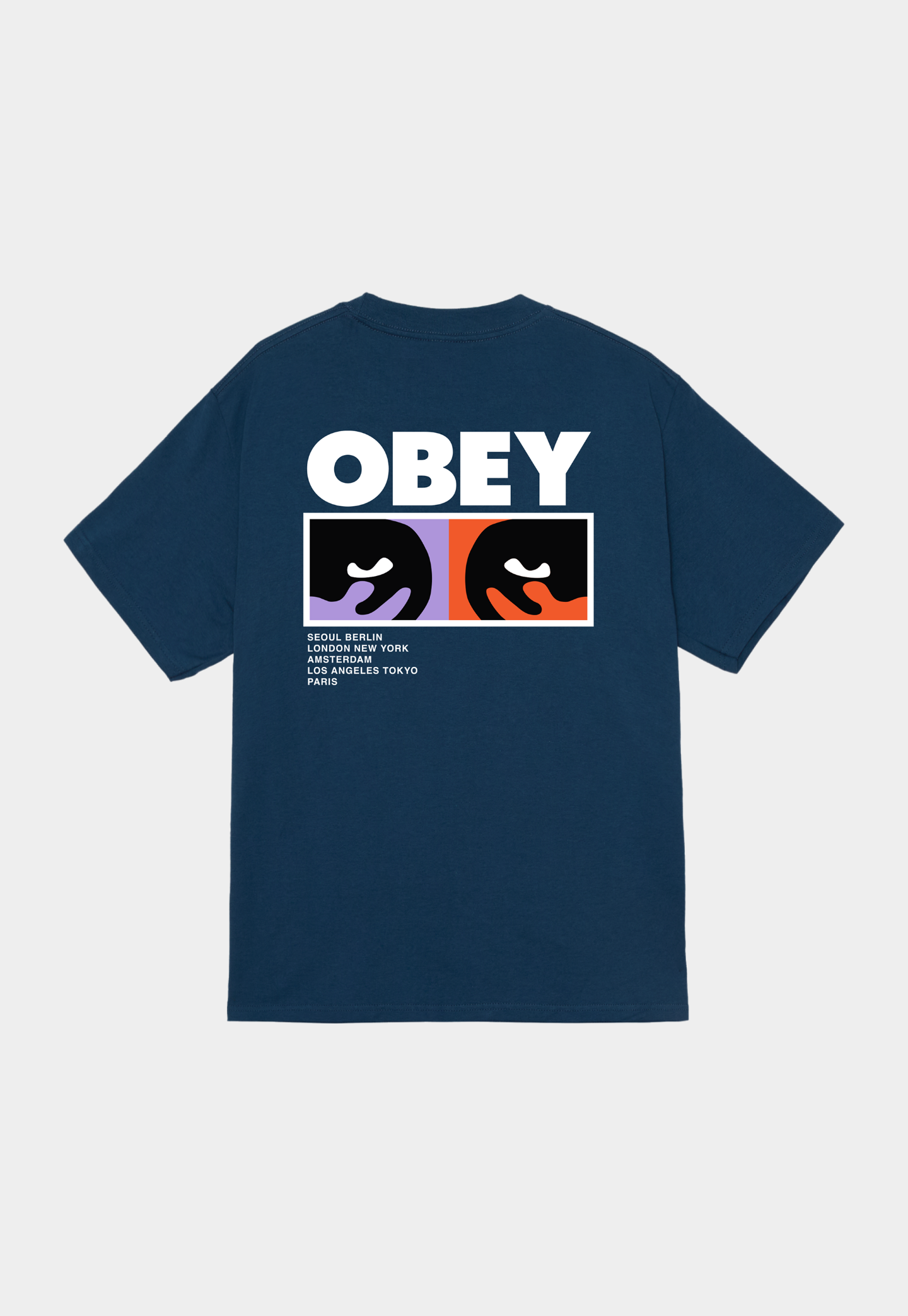 Dark Slate Gray טי שירט לגברים Obey Always Watching OBEY