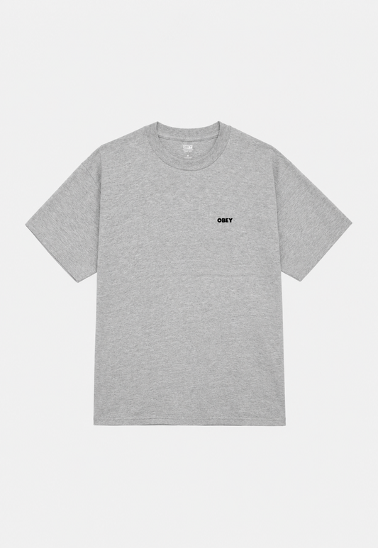 Gray טי שירט קצרה לגברים I Will Classic OBEY