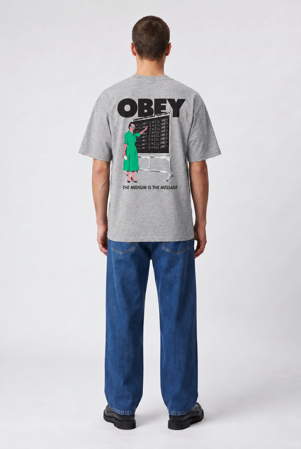 Lavender טי שירט קצרה לגברים I Will Classic OBEY