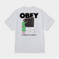 Light Gray טי שירט לגברים Obey I Will OBEY