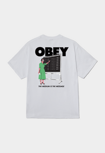 Light Gray טי שירט לגברים Obey I Will OBEY
