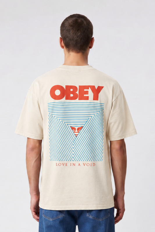 Lavender טי שירט קצרה לגברים Love In A Void OBEY