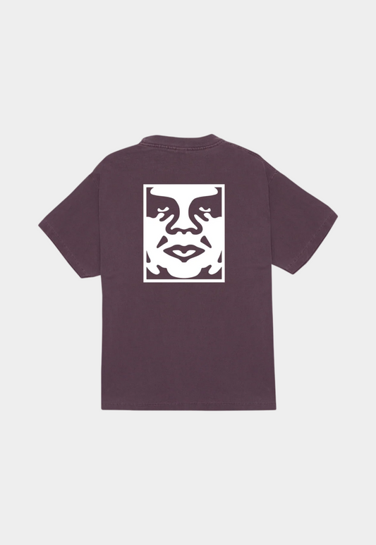 Dark Slate Gray טי שירט קצרה לגברים Bold OBEY