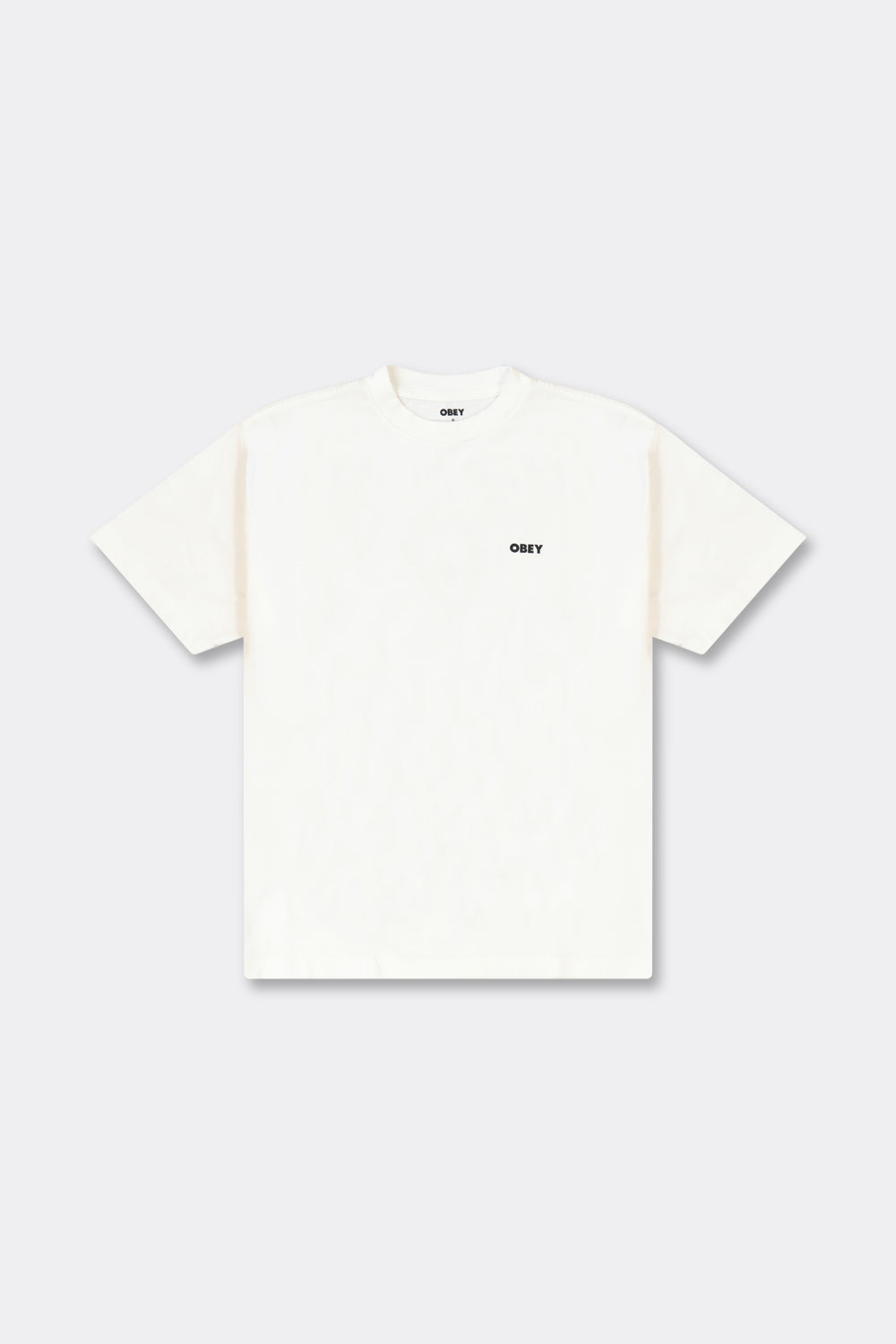 White Smoke טי שירט קצרה לגברים Icon Face OBEY