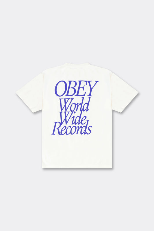 White Smoke טי שירט קצרה לגברים Worldwide OBEY
