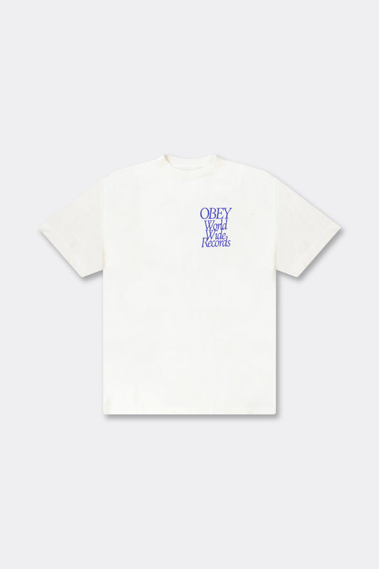 White Smoke טי שירט קצרה לגברים Worldwide OBEY