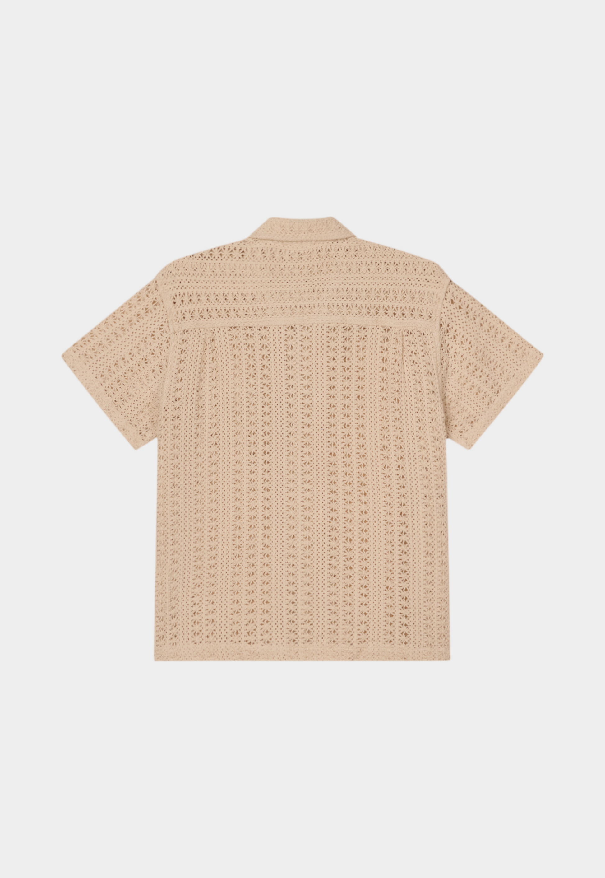 Lavender חולצה מכופתרת קצרה קרושה לגברים Harison OBEY