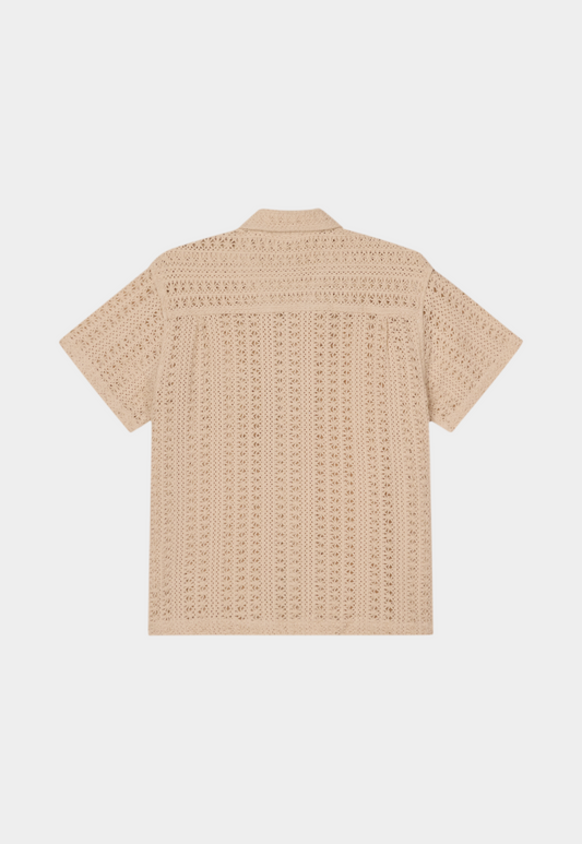 Lavender חולצה מכופתרת קצרה קרושה לגברים Harison OBEY