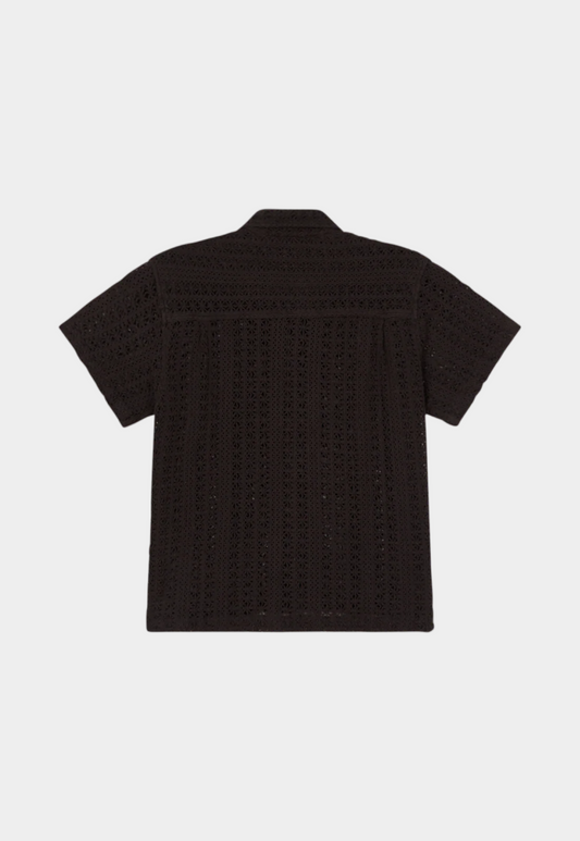 Lavender חולצה מכופתרת קצרה קרושה לגברים Harison OBEY