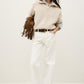 Antique White JEANS BADOU ג'ינס ארוך BA&SH