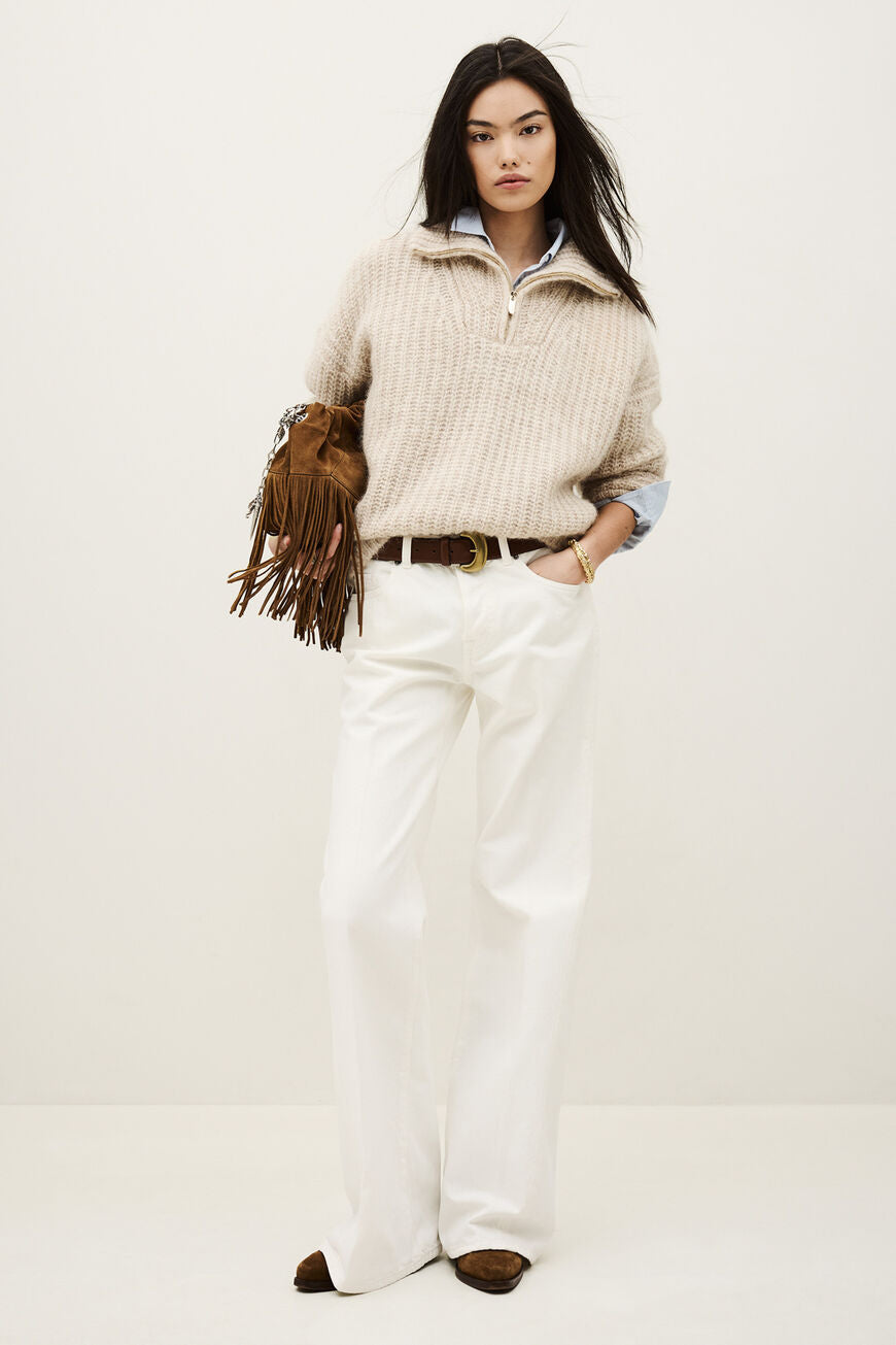 Antique White JEANS BADOU ג'ינס ארוך BA&SH