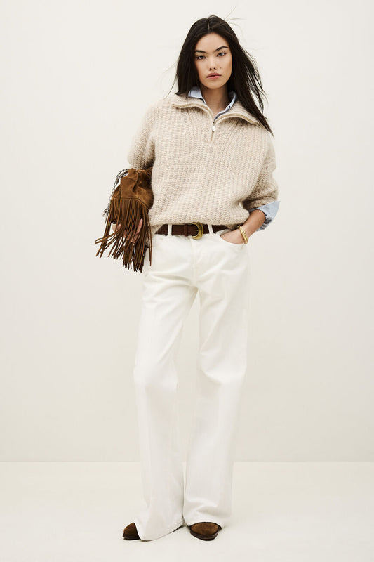 Antique White JEANS BADOU ג'ינס ארוך BA&SH