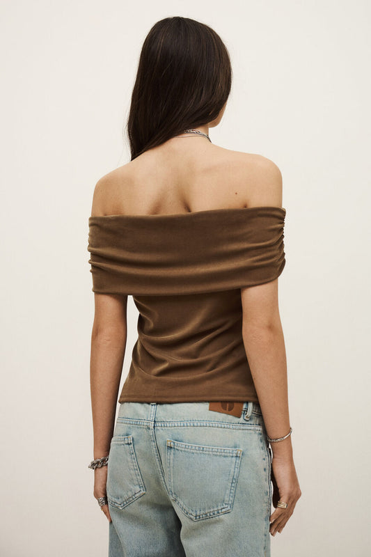 Lavender חולצה קצרה לנשים Top Bene BA&SH