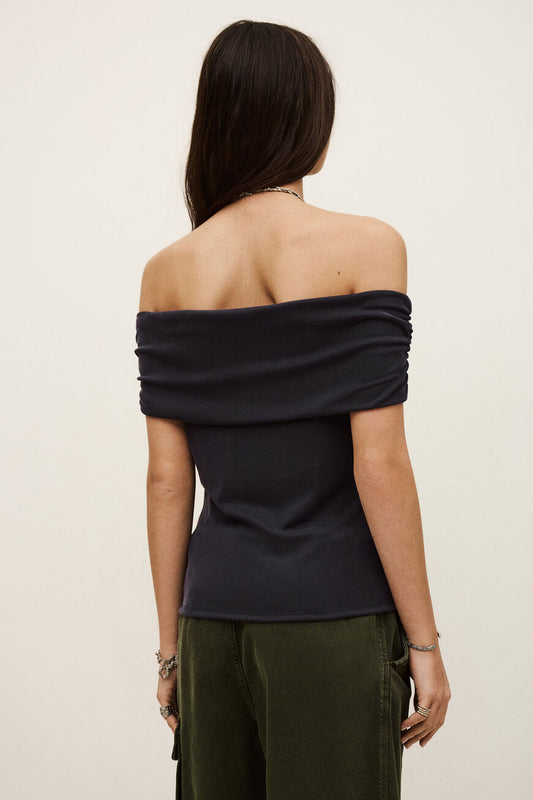 Black חולצה קצרה לנשים Top Bene BA&SH