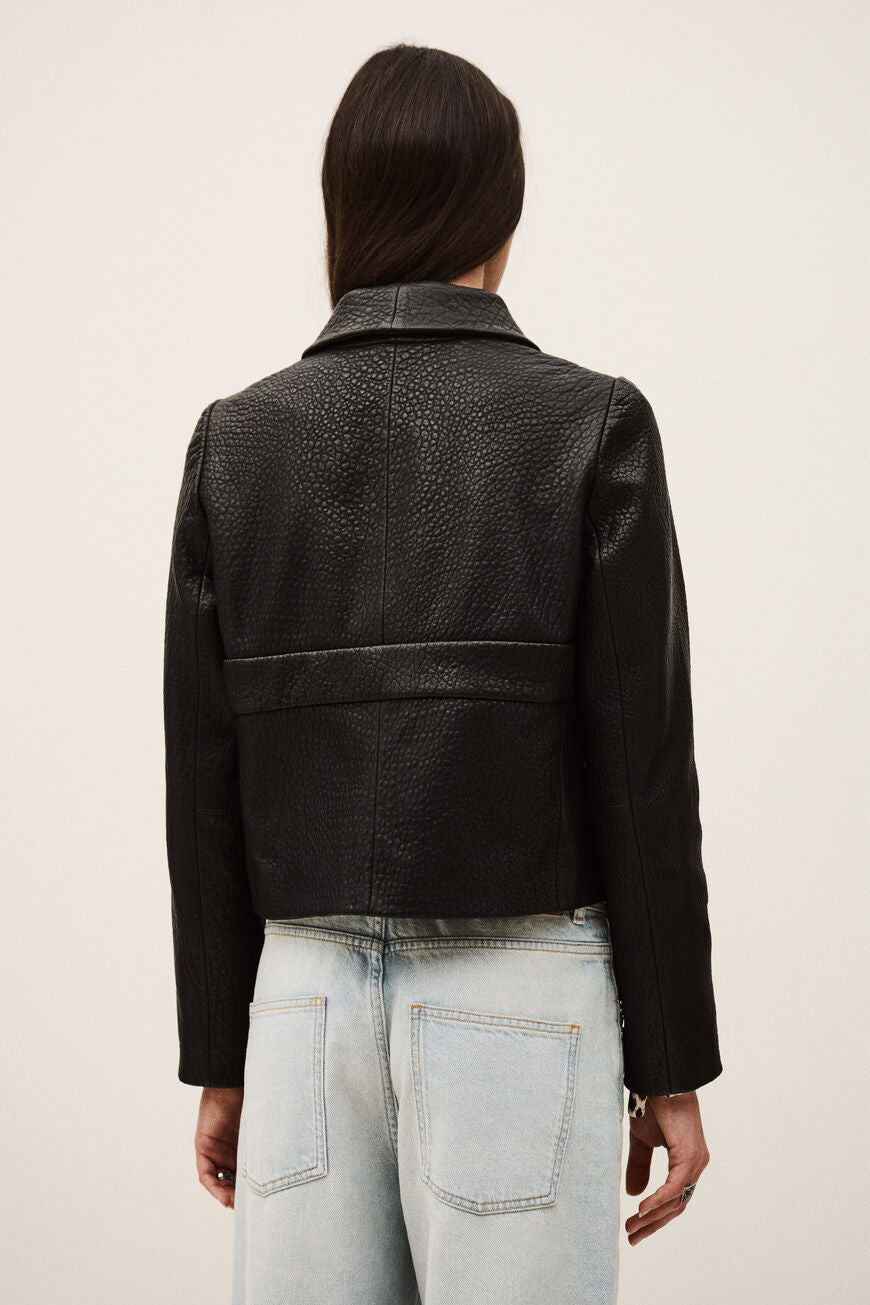 Black ג'קט עור לנשים Borfeo BA&SH