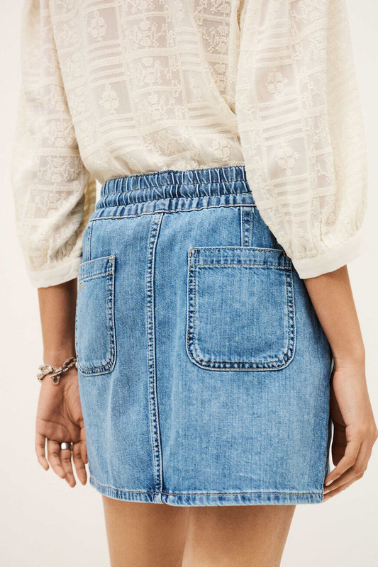 Antique White SKIRT MARTINA חצאית מיני BA&SH