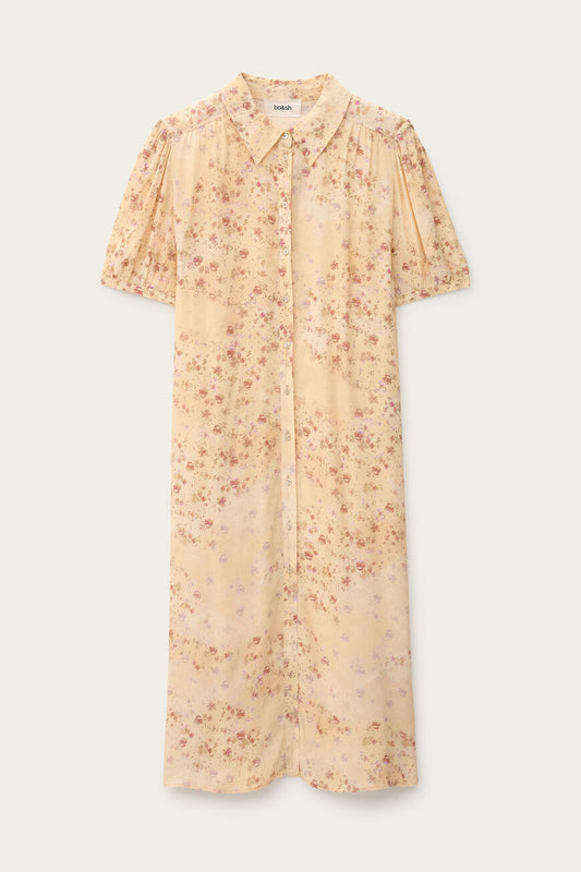 Wheat DRESS NORMA שמלת מידי BA&SH