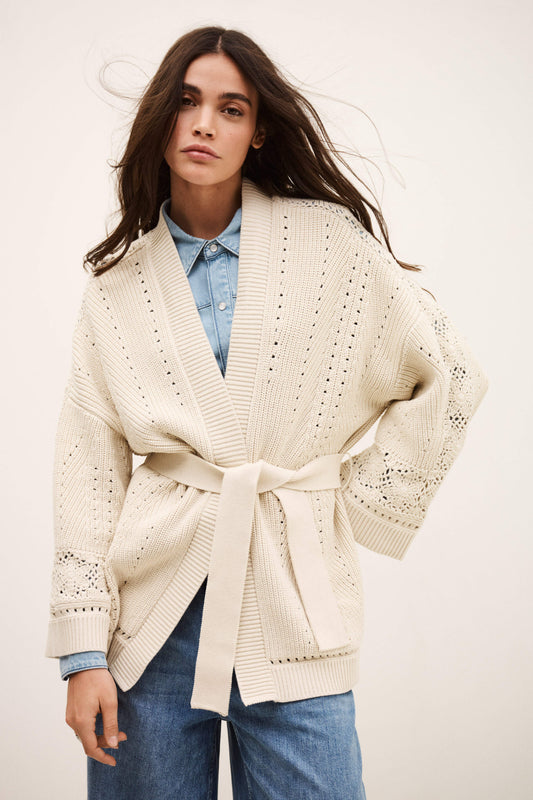 Light Gray קרדיגן לנשים Perine BA&SH