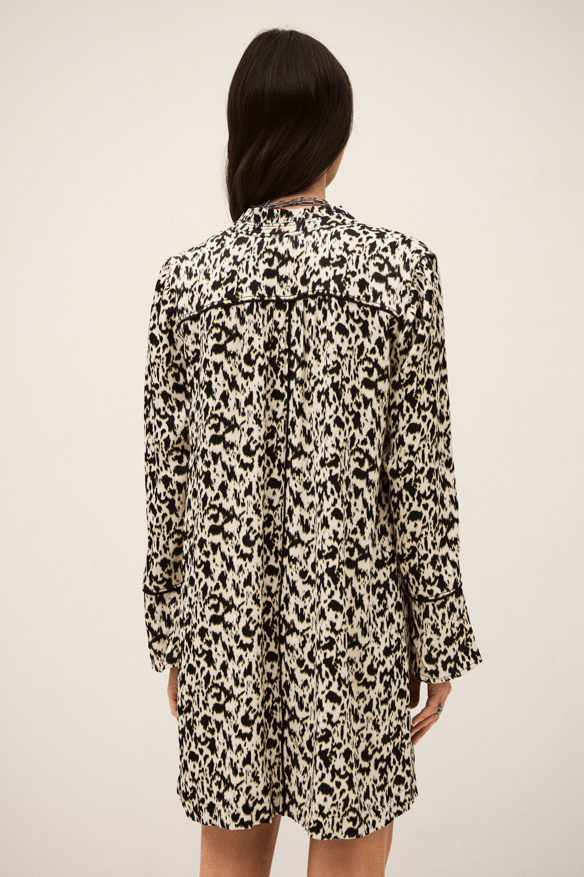 Antique White שמלת מיני לנשים Perla BA&SH