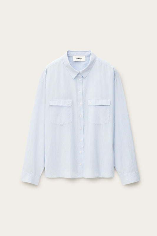 Lavender חולצה מכופתרת ארוכה לנשים Porzia BA&SH