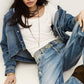 Lavender JEANS RIZIE ג'ינס ארוך BA&SH