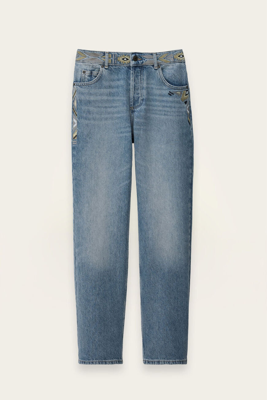 Light Slate Gray JEANS RIZIE ג'ינס ארוך BA&SH