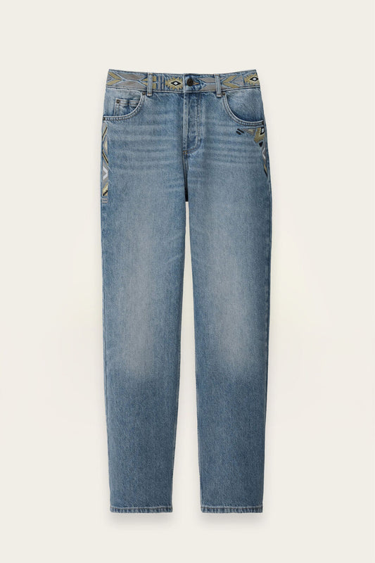Light Slate Gray JEANS RIZIE ג'ינס ארוך BA&SH