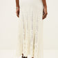 Antique White SKIRT SERTA חצאית מקסי BA&SH