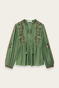 Dim Gray BLOUSE TILT חולצה ארוכה BA&SH