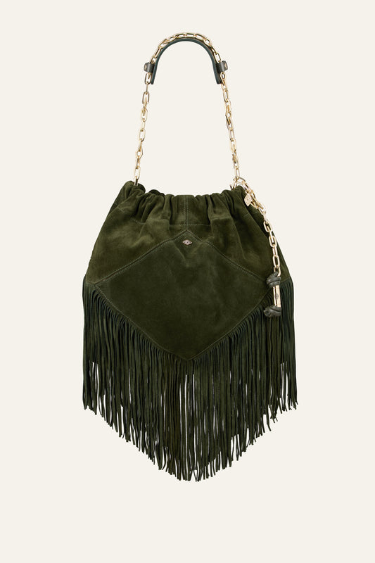 Seashell תיק צד לנשים June Tote Fringes BA&SH