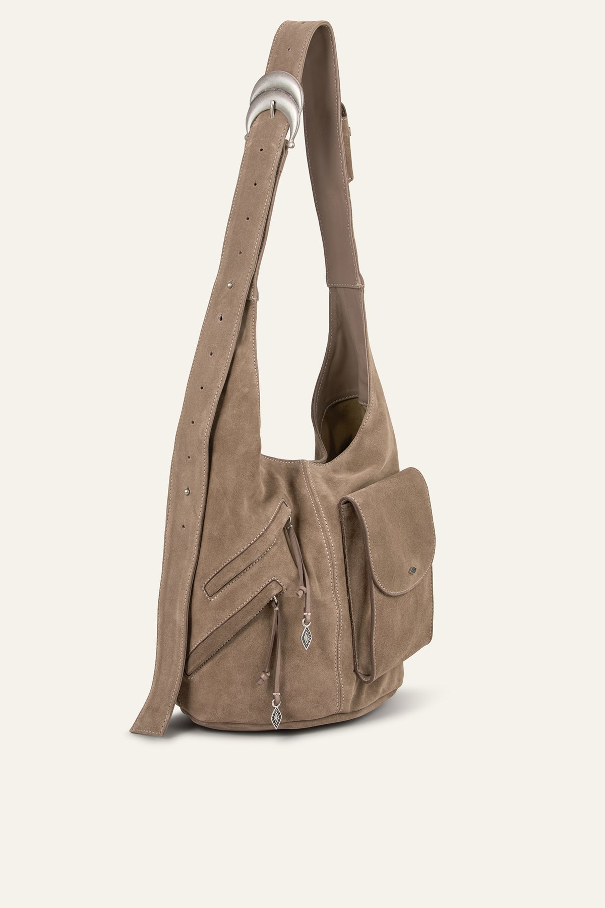 Seashell BAG L VINTAGE LEATHER YOUYOU תיק צד BA&SH